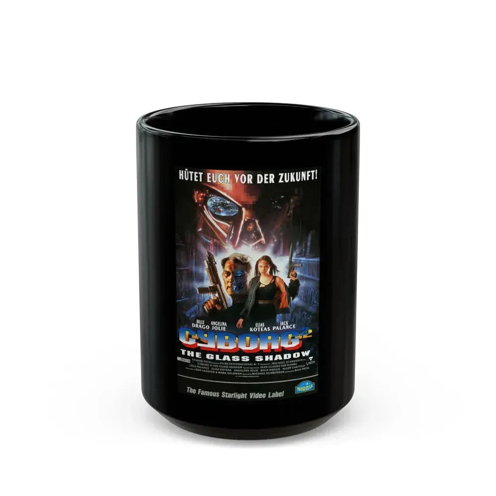 CYBORG 2 (GERMAN) 1993 Movie Poster - Black Coffee Mug 15oz - Go Mug Yourself