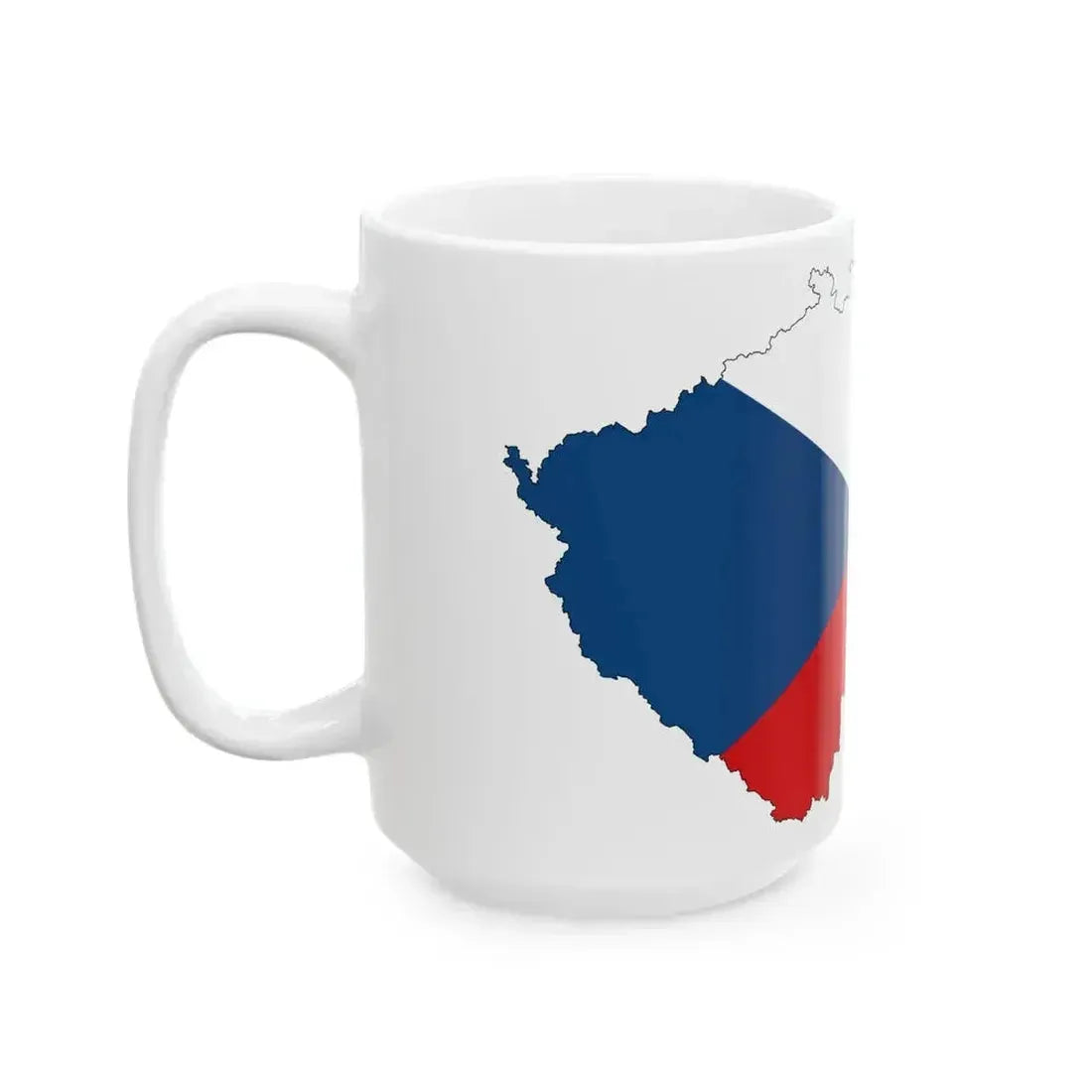 Czechia-Flagmap (Czech Republic) White Coffee Mug - Go Mug Yourself
