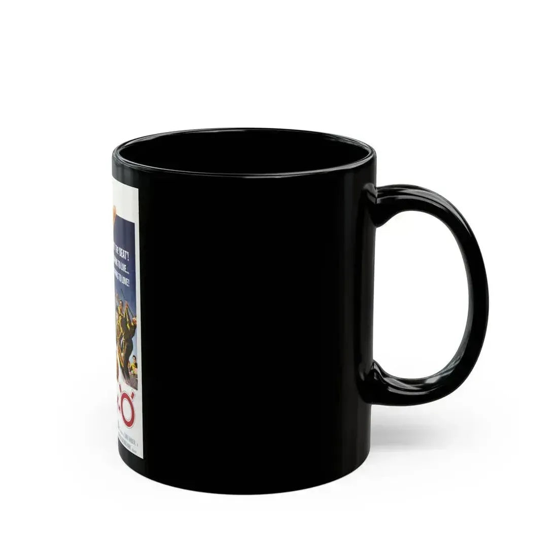 DADDY-O 1958 Movie Poster - Black Coffee Mug - Go Mug Yourself