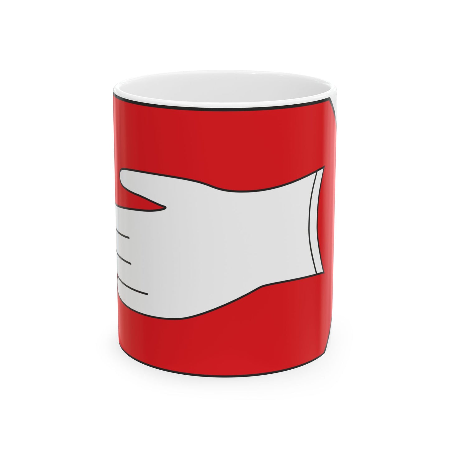Dadiani flag 1358 (Georgia) White Coffee Mug-11oz-Go Mug Yourself