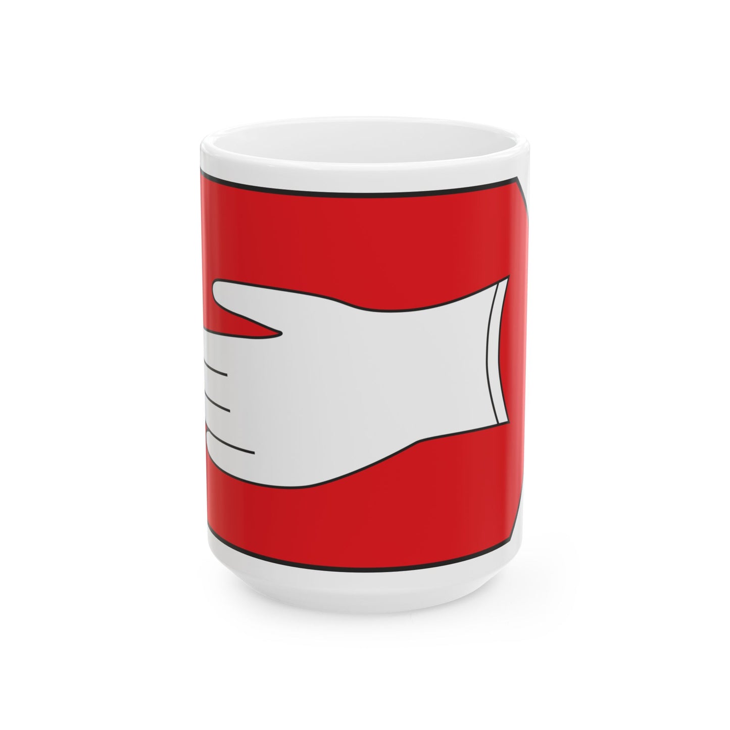 Dadiani flag 1358 (Georgia) White Coffee Mug-15oz-Go Mug Yourself