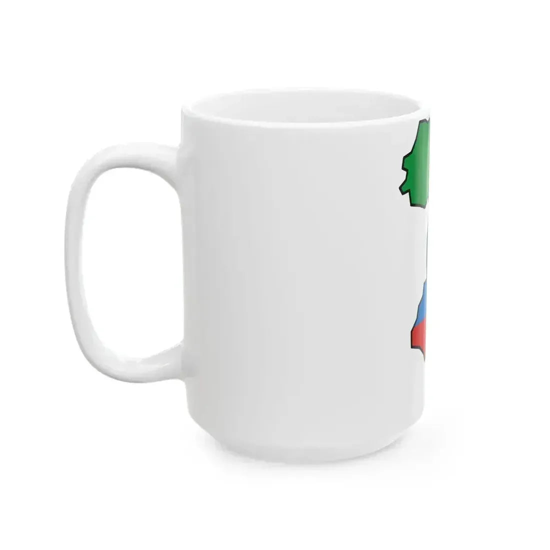 Dagestan-geo-stub (Russia) White Coffee Mug - Go Mug Yourself