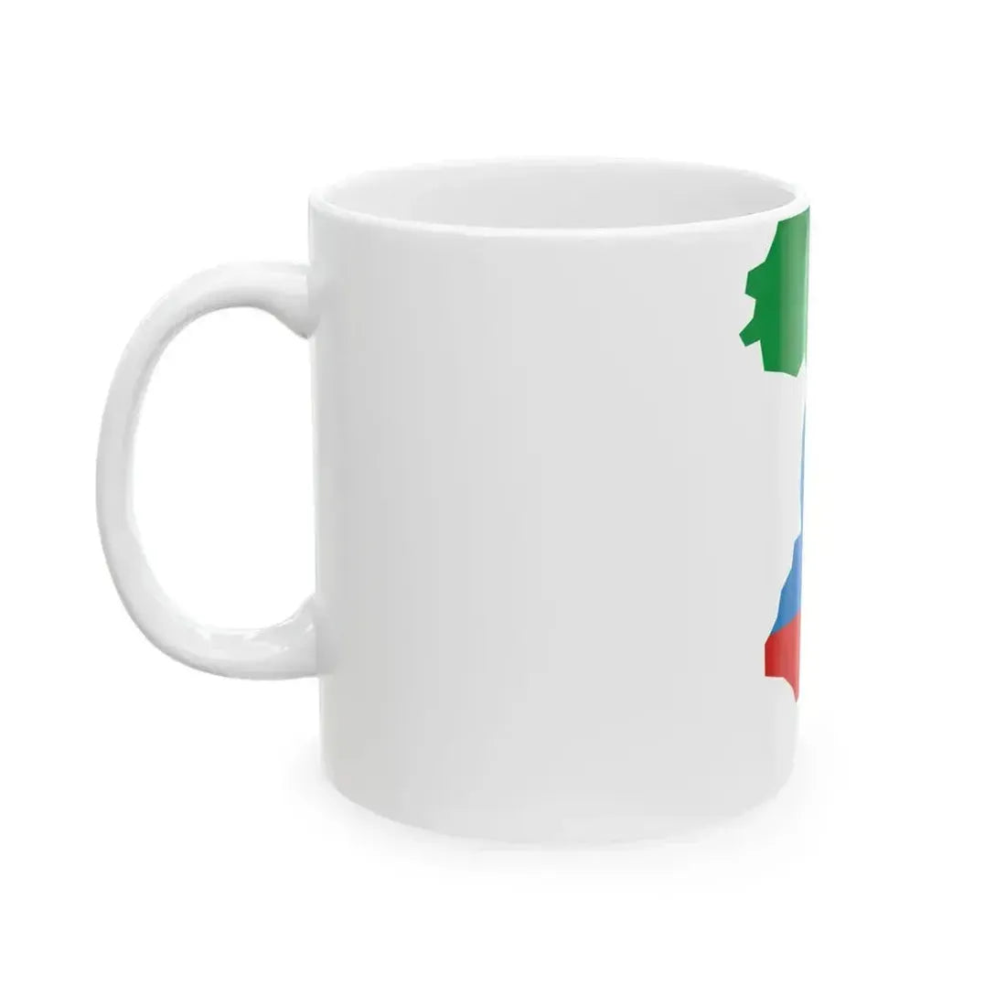 Dagestan-geo-stub2 (Russia) White Coffee Mug - Go Mug Yourself
