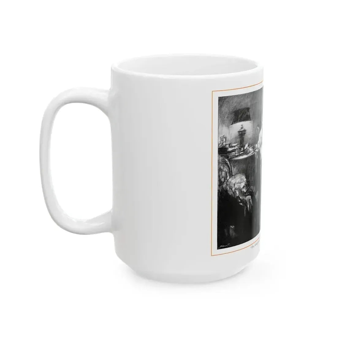 Daisy's Day (2), McCall's, February 1930 - White Coffee Mug - Go Mug Yourself