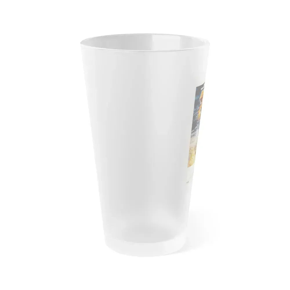 DAMNATION ALLEY 1977 Movie Poster - Frosted Pint Glass 16oz - Go Mug Yourself