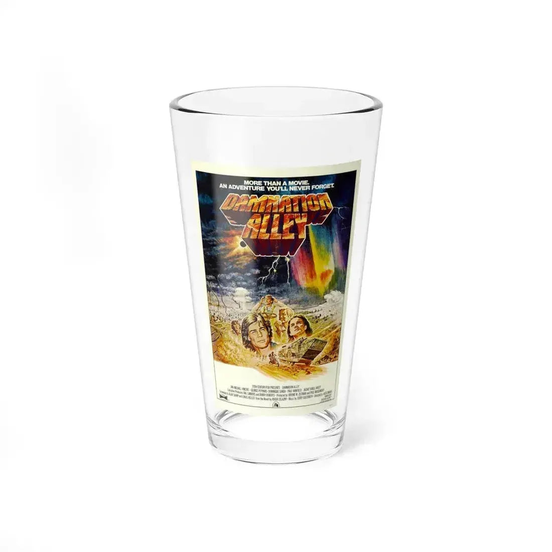 DAMNATION ALLEY 1977 Movie Poster - Pint Glass 16oz 16oz - Go Mug Yourself