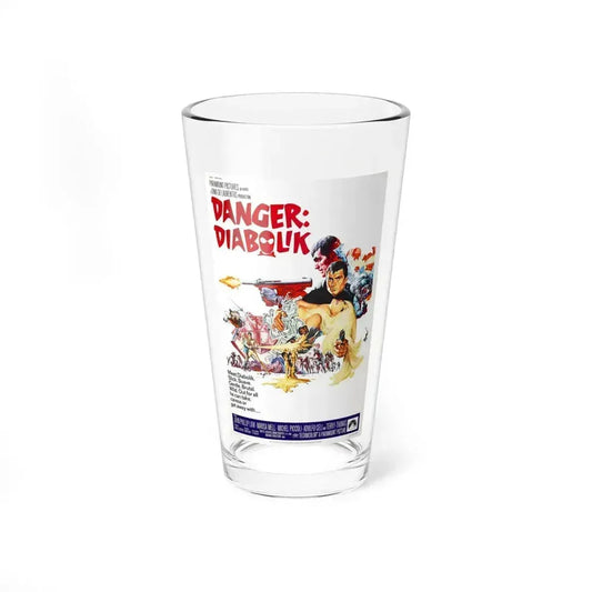 DANGER DIABOLIK 1968 Movie Poster - Pint Glass 16oz 16oz - Go Mug Yourself