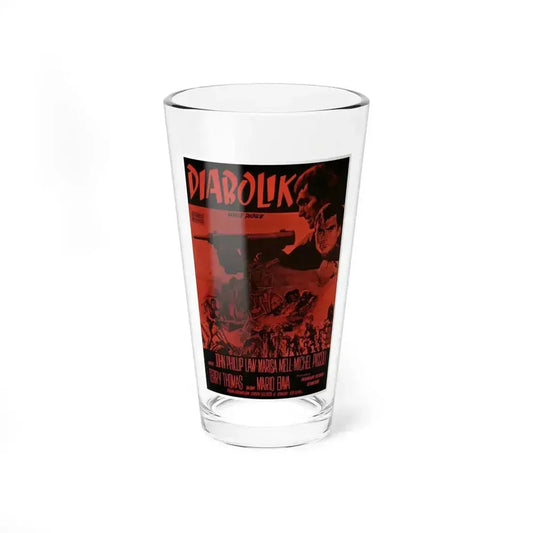 DANGER DIABOLIK (2) 1968 Movie Poster - Pint Glass 16oz 16oz - Go Mug Yourself