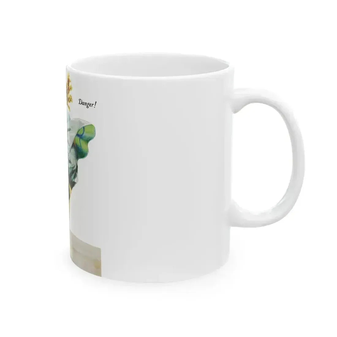Danger, Liberty magazine cover, June 28, 1930 - White Coffee Mug - Go Mug Yourself