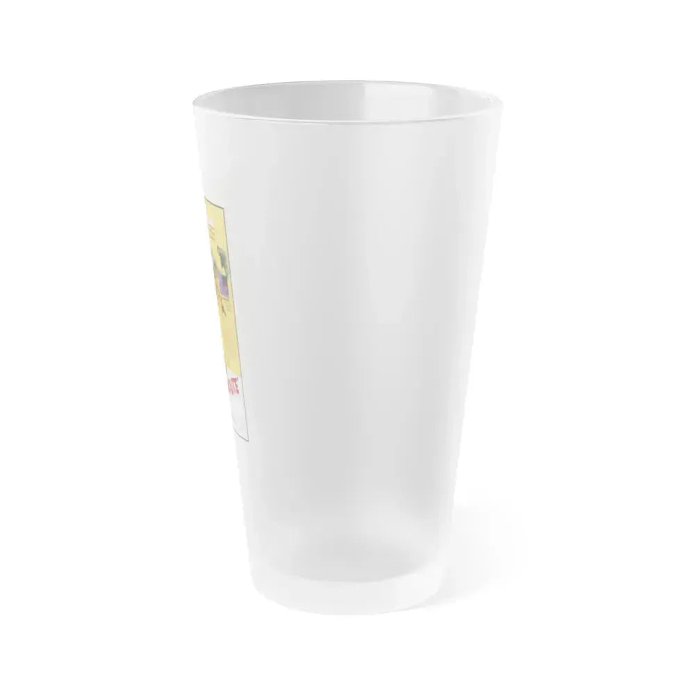 DANGER ROUTE 1967 Movie Poster - Frosted Pint Glass 16oz - Go Mug Yourself