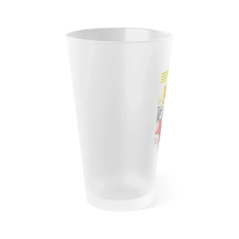 DANGEROUS CHARTER 1962 Movie Poster - Frosted Pint Glass 16oz - Go Mug Yourself