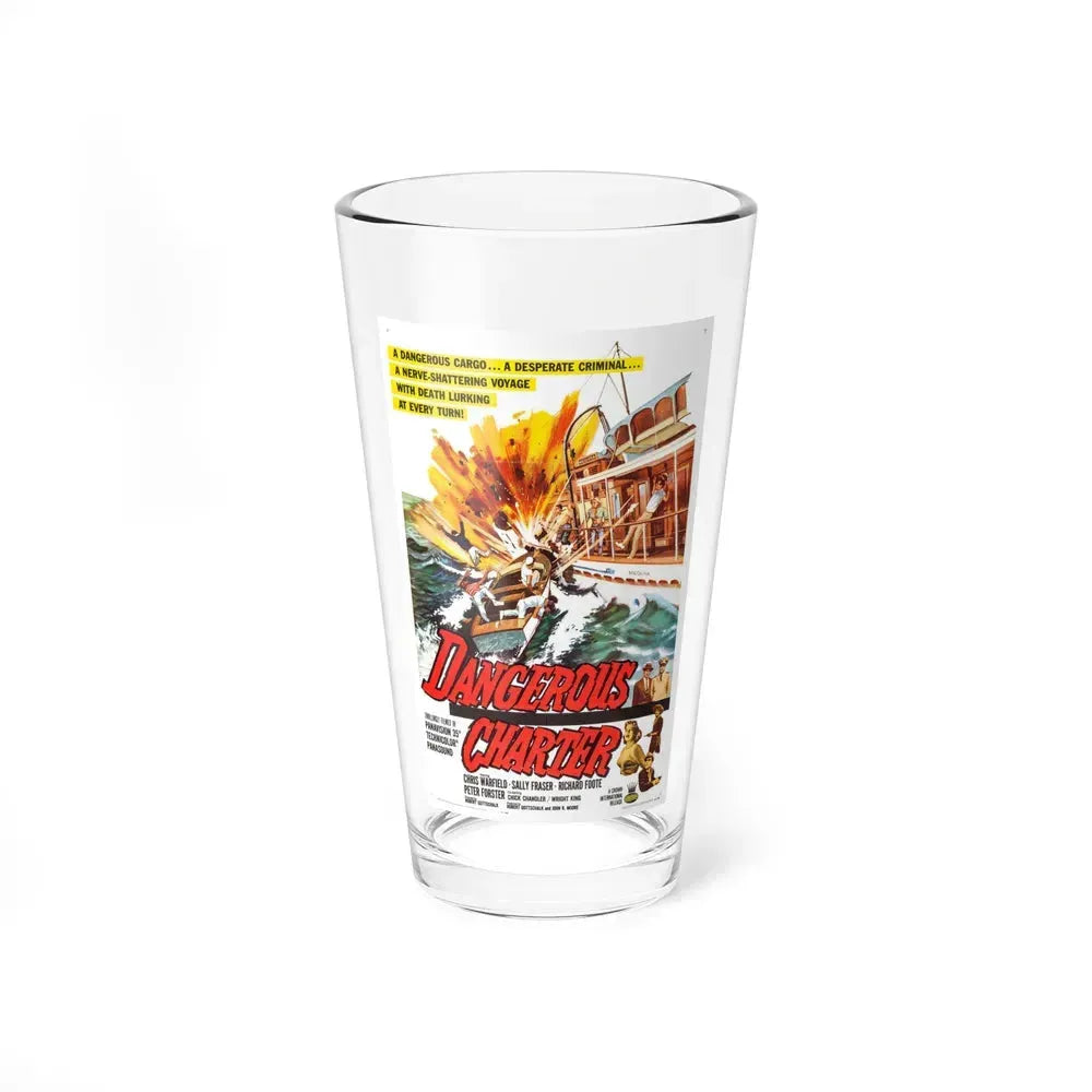 DANGEROUS CHARTER 1962 Movie Poster - Pint Glass 16oz 16oz - Go Mug Yourself