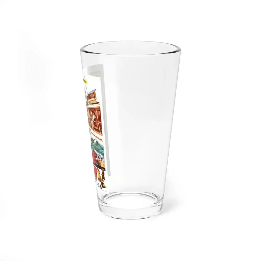 DANGEROUS CHARTER 1962 Movie Poster - Pint Glass 16oz - Go Mug Yourself