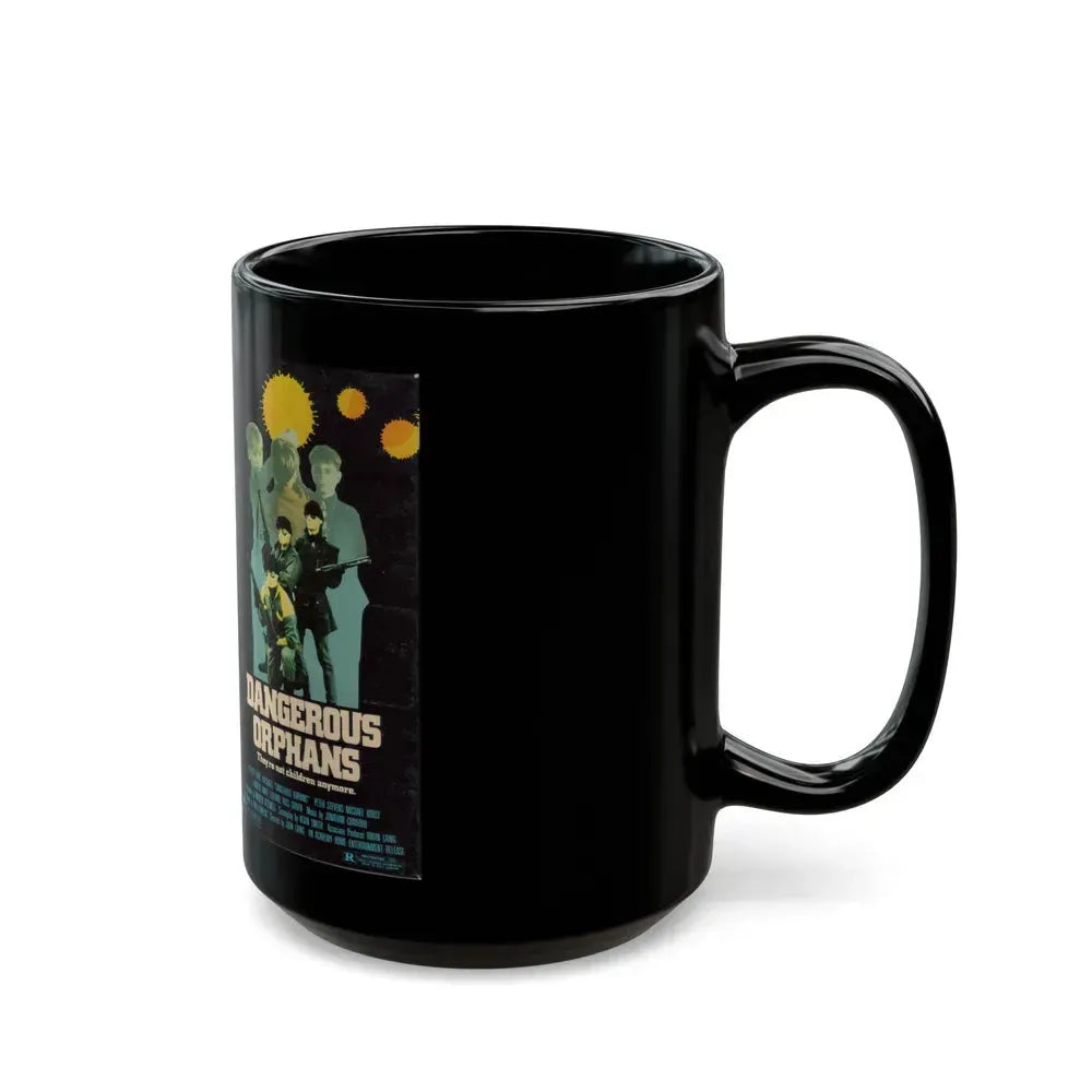 DANGEROUS ORPHANS (VHS COVER) - Black Coffee Mug - Go Mug Yourself