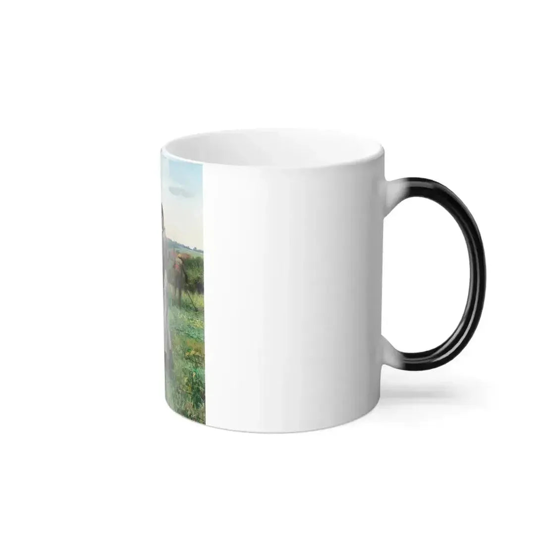Daniel Ridgway Knight (1839-1924) In The Fields - Color Changing Mug 11oz - Go Mug Yourself