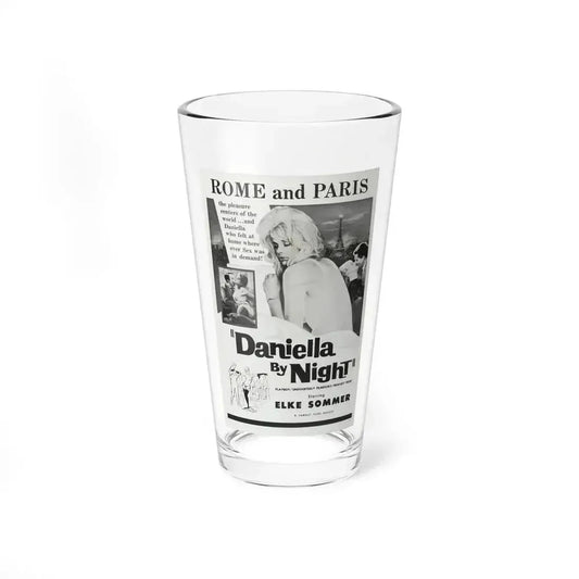DANIELLA BY NIGHT 1961 Movie Poster - Pint Glass 16oz 16oz - Go Mug Yourself