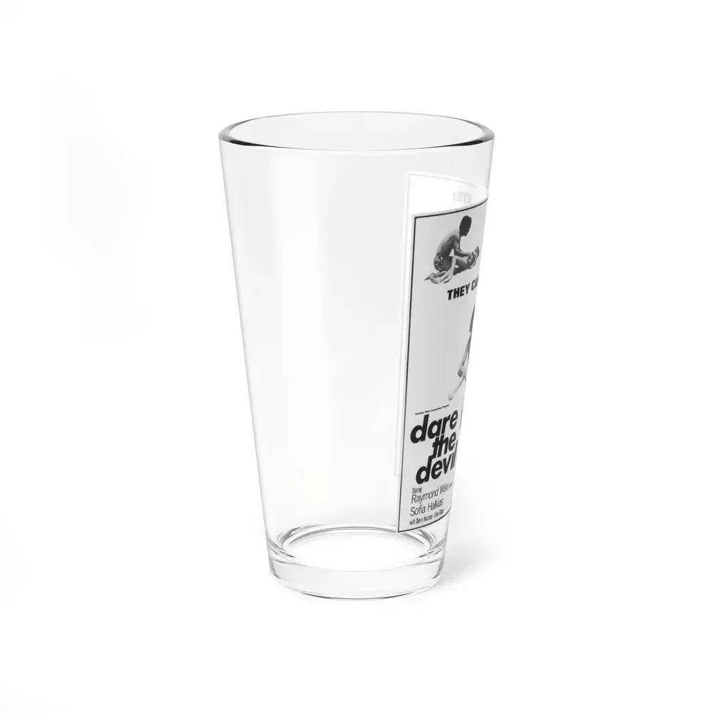 DARE THE DEVIL 1969 Movie Poster - Pint Glass 16oz - Go Mug Yourself