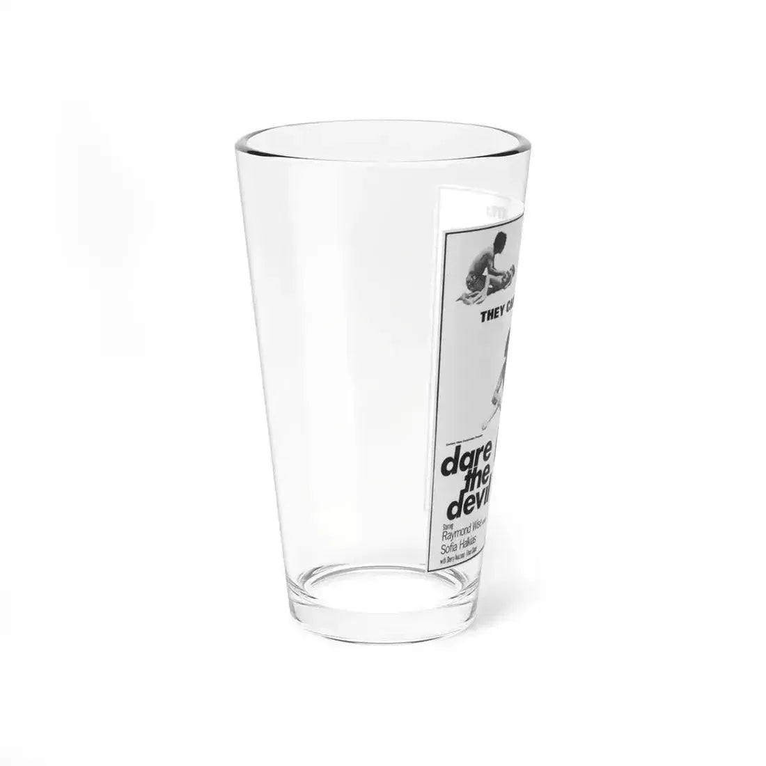 DARE THE DEVIL 1969 Movie Poster - Pint Glass 16oz - Go Mug Yourself