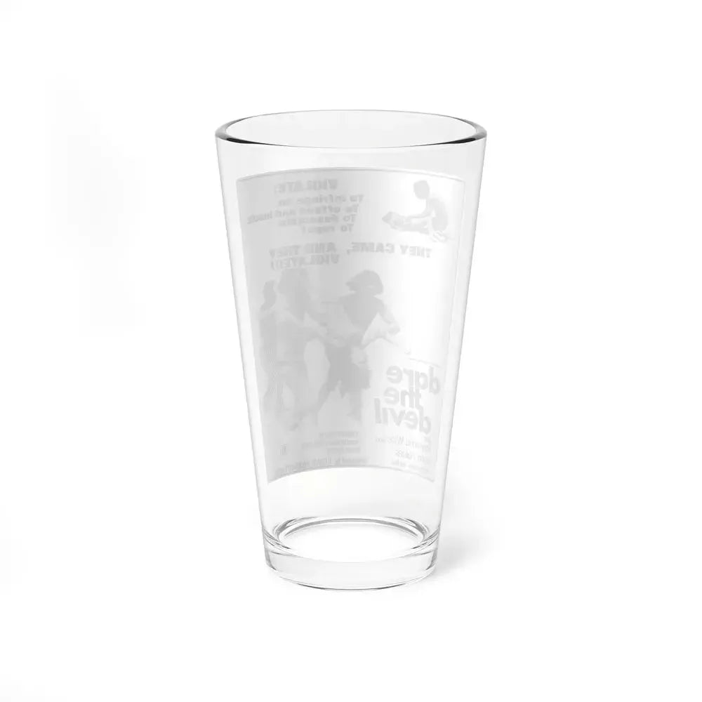 DARE THE DEVIL 1969 Movie Poster - Pint Glass 16oz - Go Mug Yourself