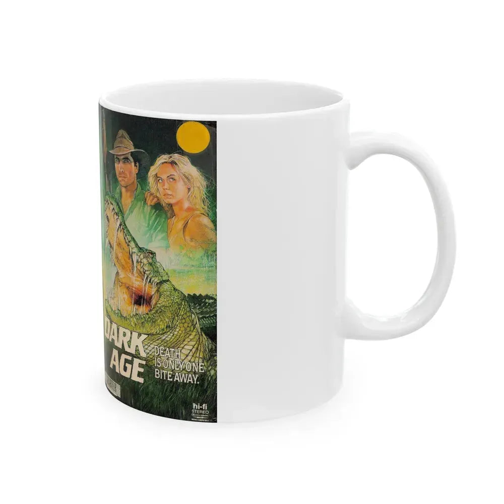 DARK AGE (VHS COVER) - White Coffee Mug - Go Mug Yourself