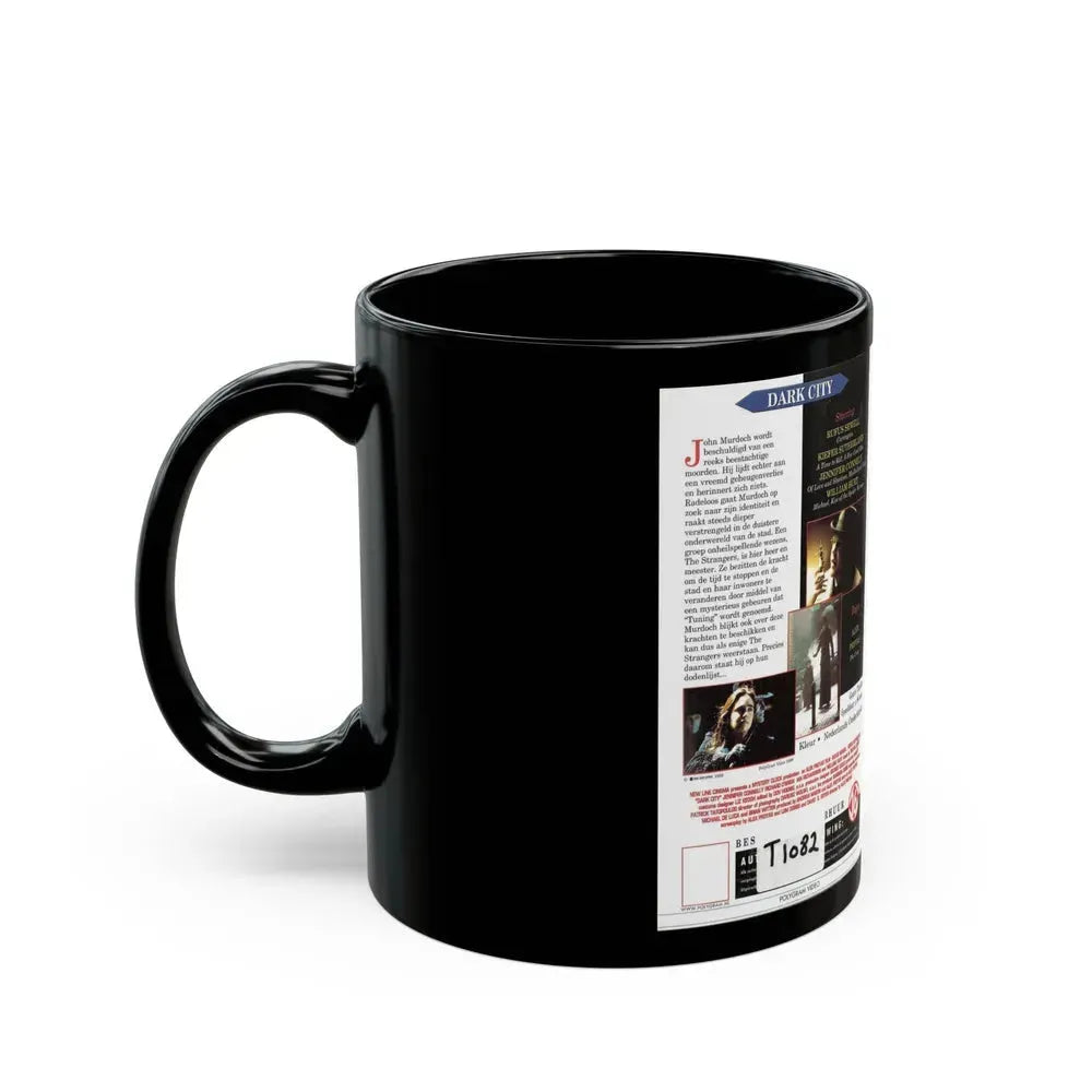 DARK CITY (VHS COVER) - Black Coffee Mug - Go Mug Yourself