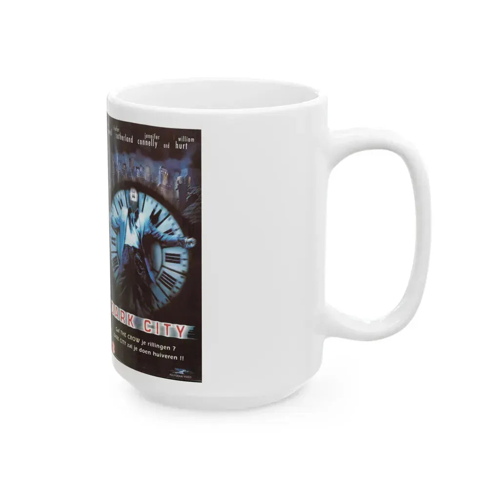 DARK CITY (VHS COVER) - White Coffee Mug - Go Mug Yourself