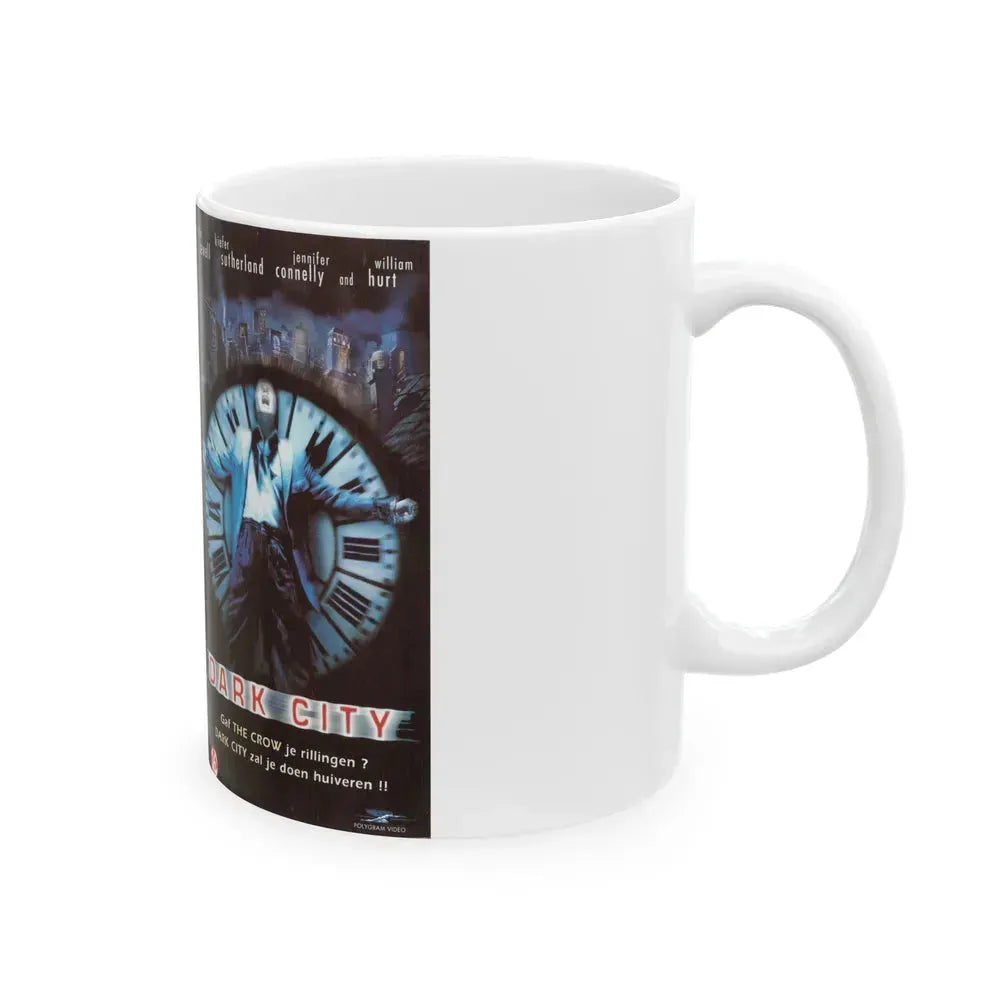 DARK CITY (VHS COVER) - White Coffee Mug - Go Mug Yourself