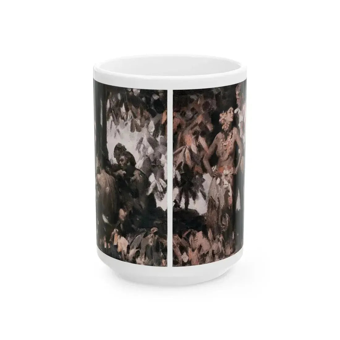 Dark Forests (2), McCall's, February 1930 - White Coffee Mug 15oz - Go Mug Yourself