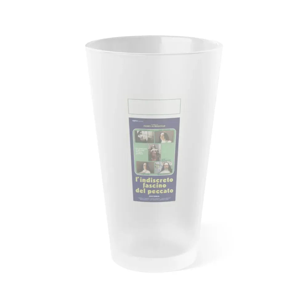 DARK HABITS 1983 Movie Poster - Frosted Pint Glass 16oz Default Title - Go Mug Yourself