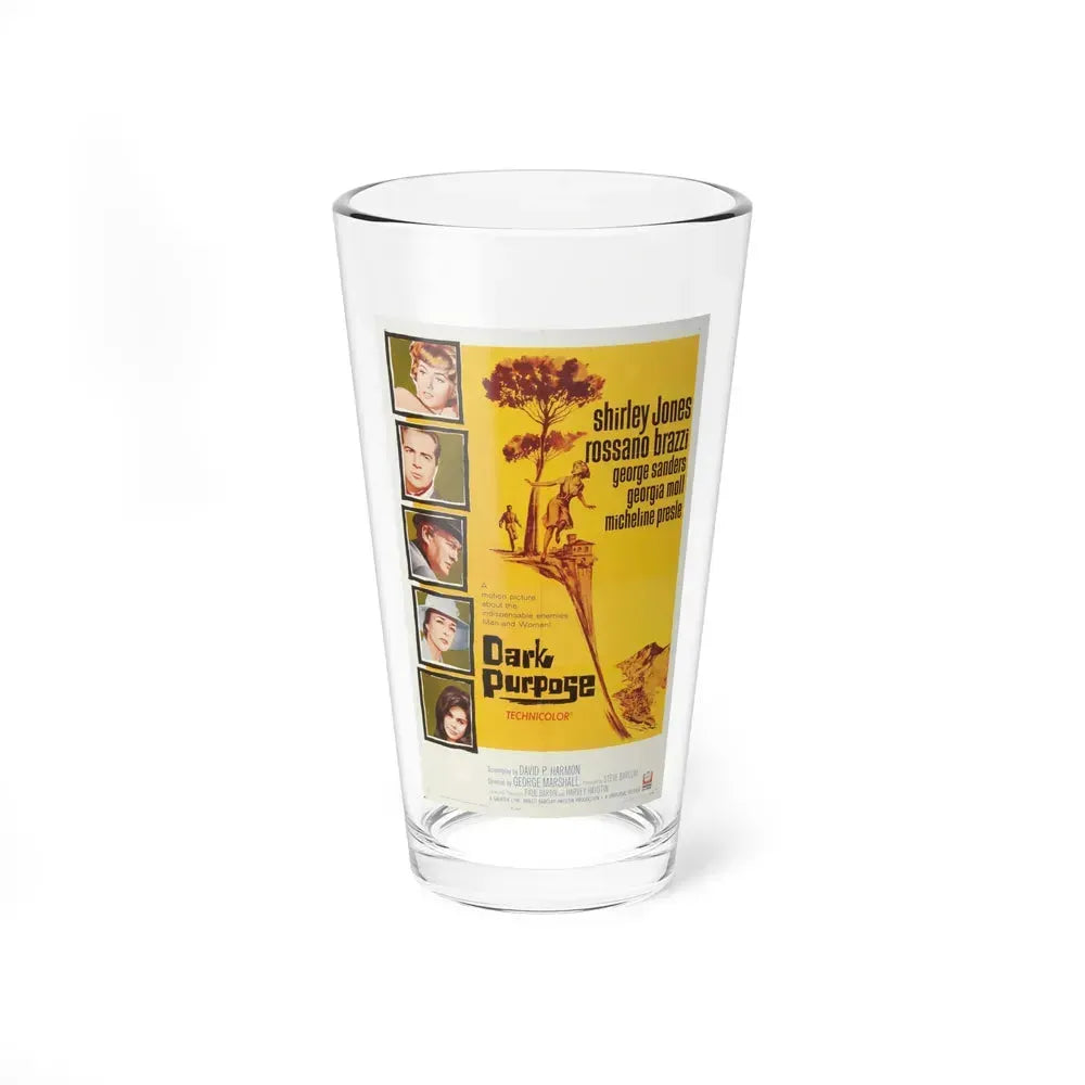 DARK PURPOSE 1964 Movie Poster - Pint Glass 16oz 16oz - Go Mug Yourself