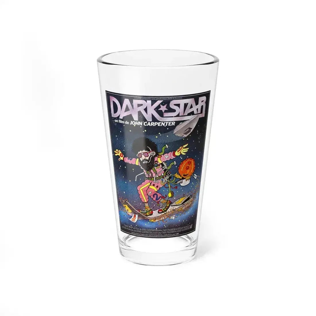 DARK STAR (FRENCH) 1974 Movie Poster - Pint Glass 16oz 16oz - Go Mug Yourself