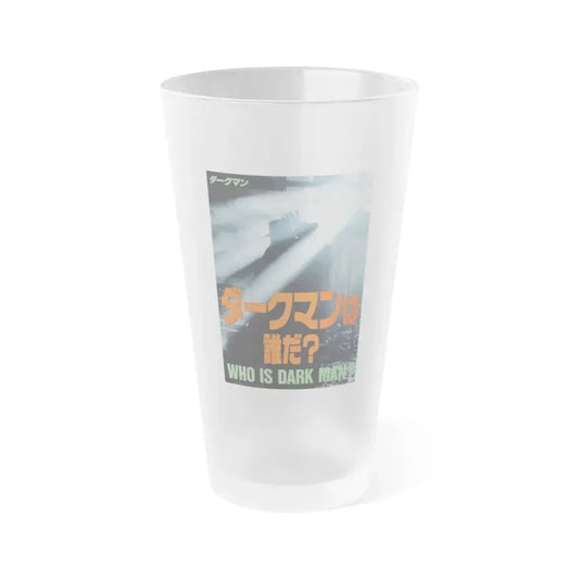 DARKMAN (ASIAN) 1990 Movie Poster - Frosted Pint Glass 16oz Default Title - Go Mug Yourself