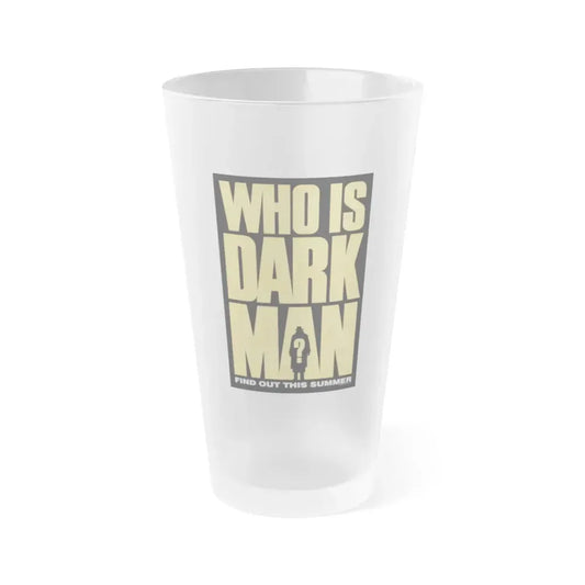 DARKMAN (TEASER) 1990 Movie Poster - Frosted Pint Glass 16oz Default Title - Go Mug Yourself