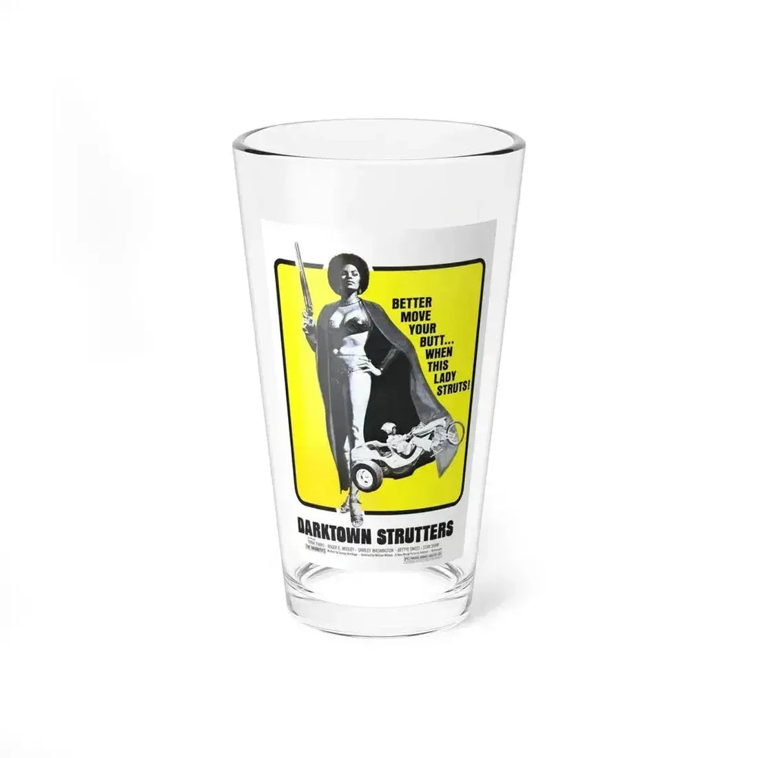 DARKTOWN STRUTTERS (2) 1975 Movie Poster - Pint Glass 16oz 16oz - Go Mug Yourself