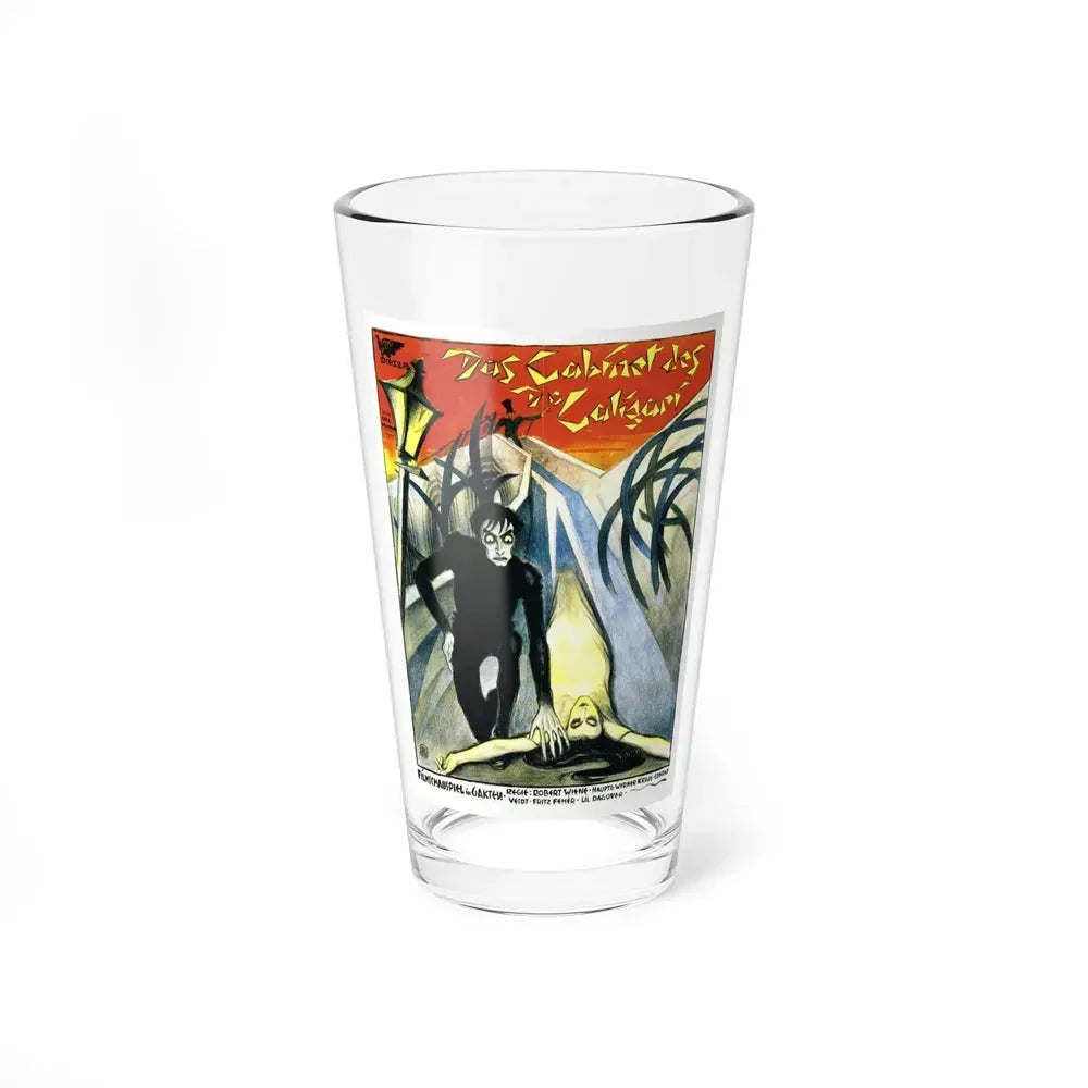 DAS CABINET DES DR CALIGARI 1920 Movie Poster - Pint Glass 16oz 16oz - Go Mug Yourself