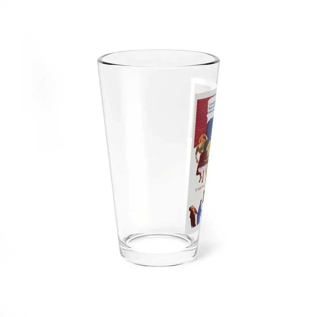 DATE WITH DISASTER 1957 Movie Poster - Pint Glass 16oz - Go Mug Yourself