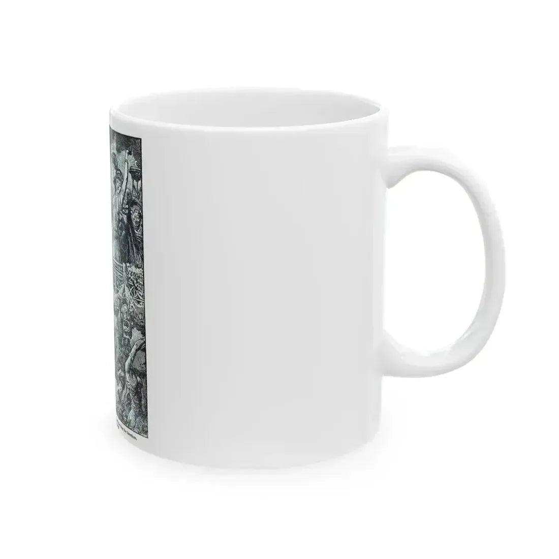 Daughter Of Cleopatra (2), Blue Book Magazine, May 1940 - White Coffee Mug - Go Mug Yourself