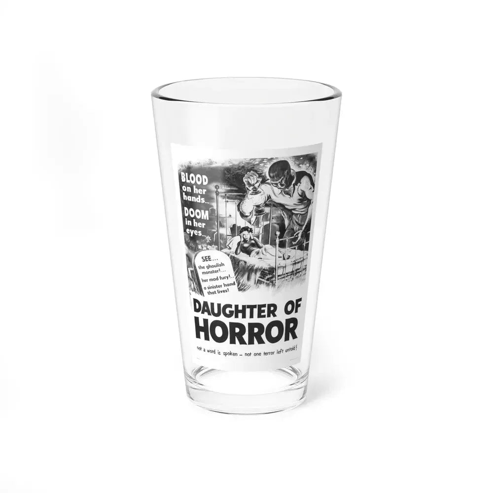 DAUGHTER OF HORROR (DEMENTIA) 1955 Movie Poster - Pint Glass 16oz 16oz - Go Mug Yourself