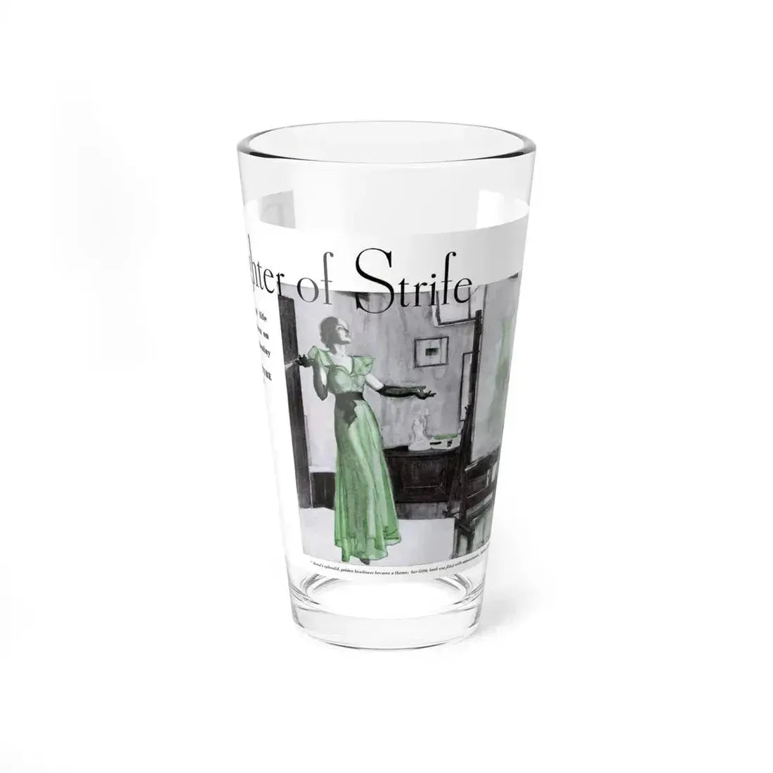 Daughter of Strife, Pictorial Review, June 1933 - Pint Glass 16oz 16oz - Go Mug Yourself