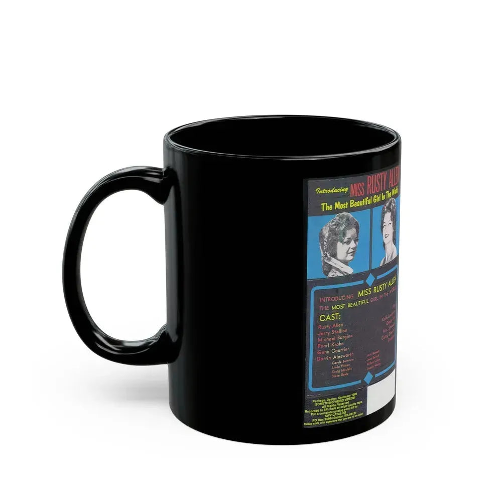 DAUGHTER OF THE SUN SOMETHING WEIRD VIDEO (VHS COVER) - Black Coffee Mug - Go Mug Yourself