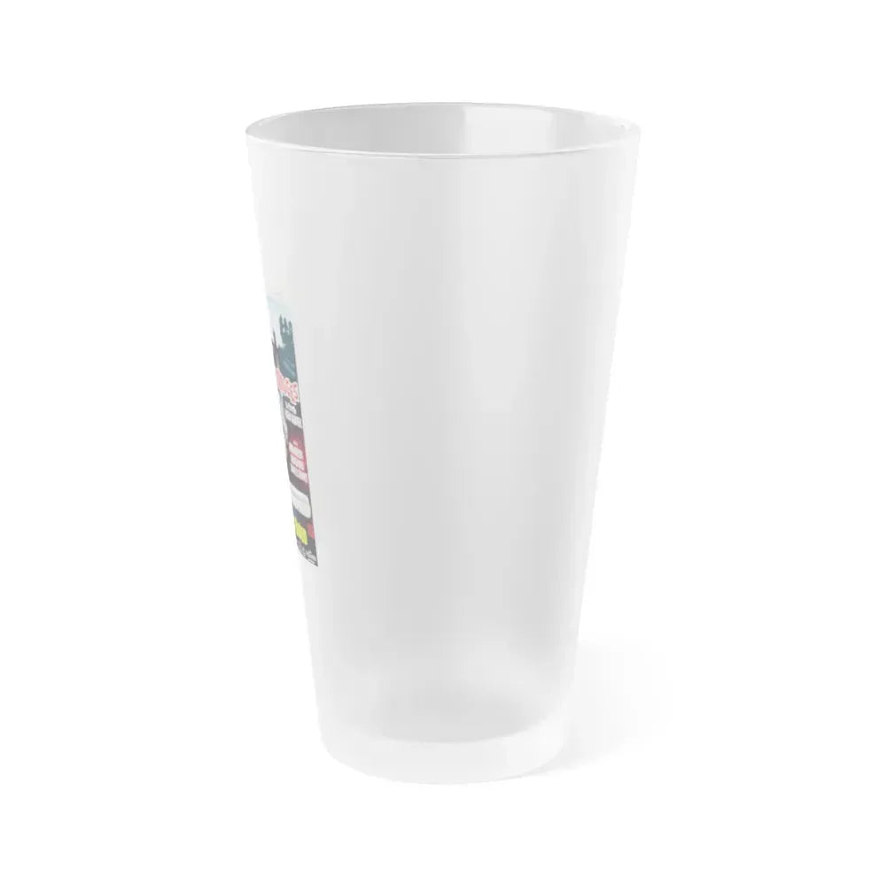 DAUGHTERS OF DARKNESS (BELGIAN) 1971 Movie Poster - Frosted Pint Glass 16oz - Go Mug Yourself