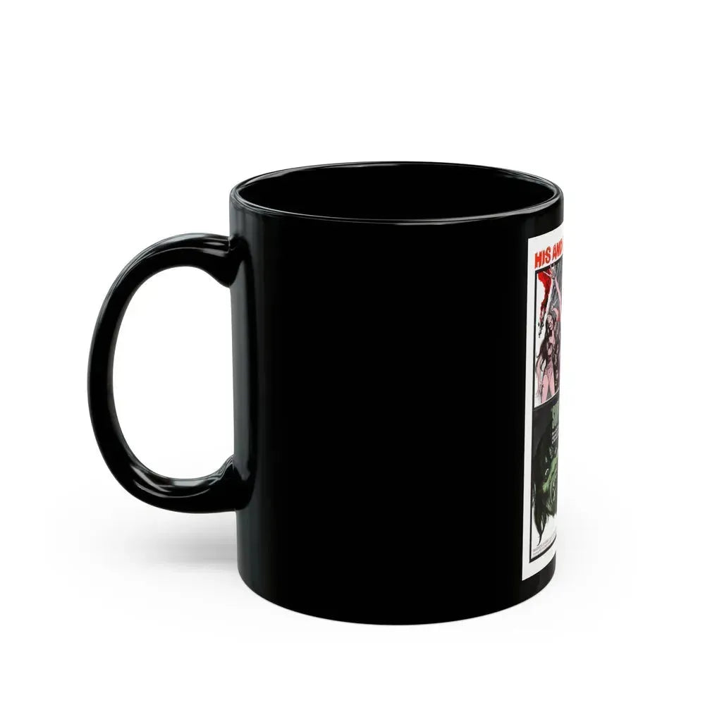 DAUGHTERS OF SATAN + SUPERBEAST (DOUBLE FEATURE) 1972 Movie Poster - Black Coffee Mug - Go Mug Yourself