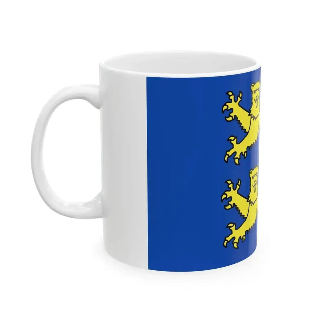 Daverdisse vlag (Belgium) White Coffee Mug - Go Mug Yourself