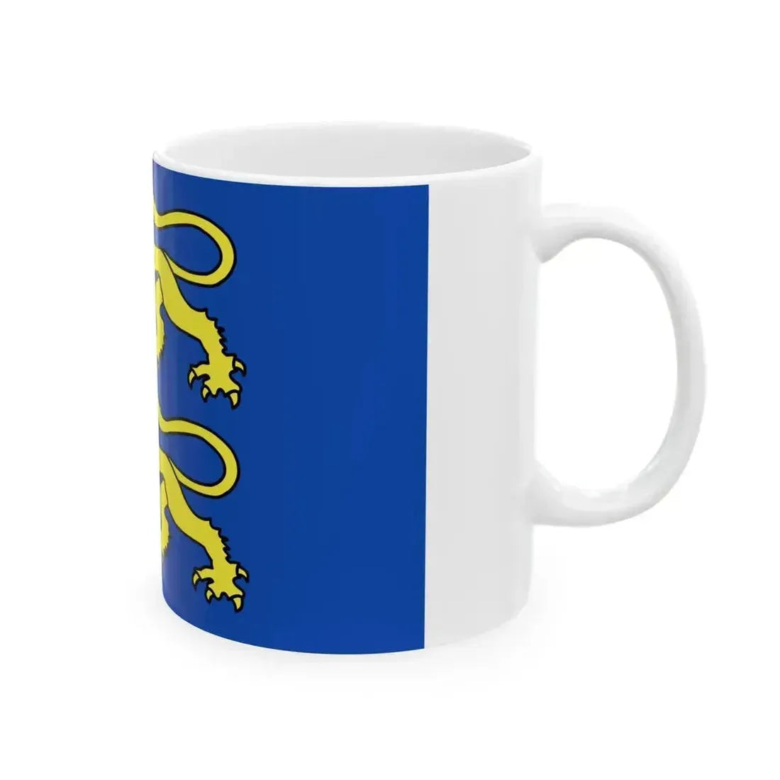 Daverdisse vlag (Belgium) White Coffee Mug - Go Mug Yourself