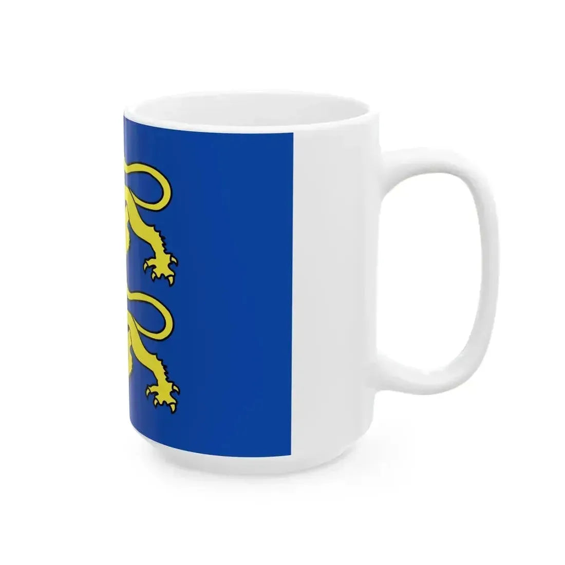 Daverdisse vlag (Belgium) White Coffee Mug - Go Mug Yourself