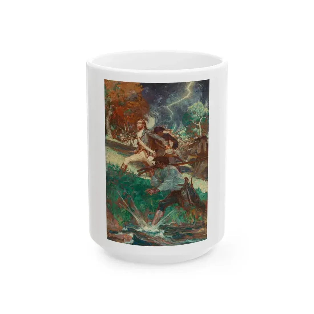 Dawn, Dawn, Dawn, Ticonderoga pencil advertisement, 1932 - White Coffee Mug 15oz - Go Mug Yourself