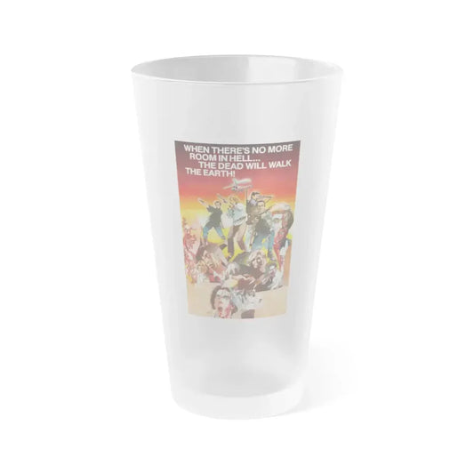 DAWN OF THE DEAD (2) 1978 Movie Poster - Frosted Pint Glass 16oz Default Title - Go Mug Yourself