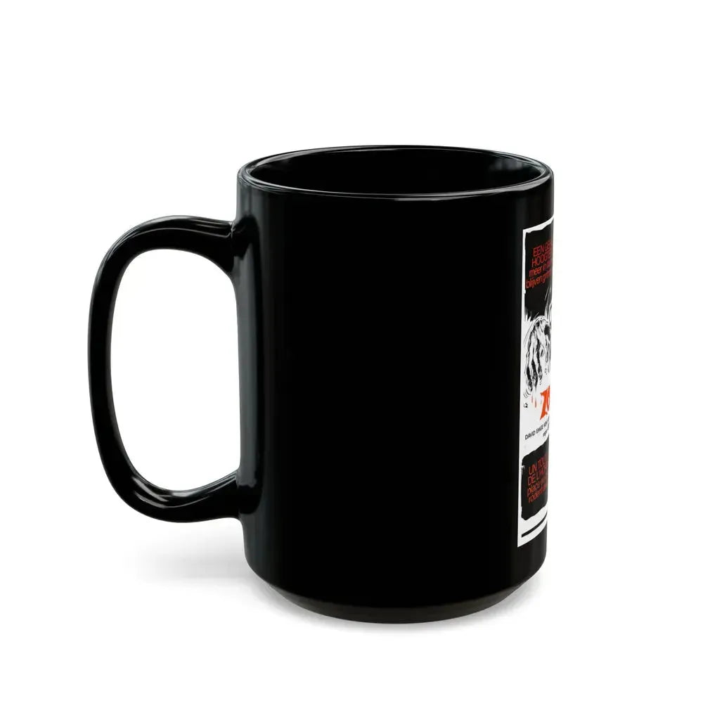 DAWN OF THE DEAD (BELGIAN) 1978 Movie Poster - Black Coffee Mug - Go Mug Yourself