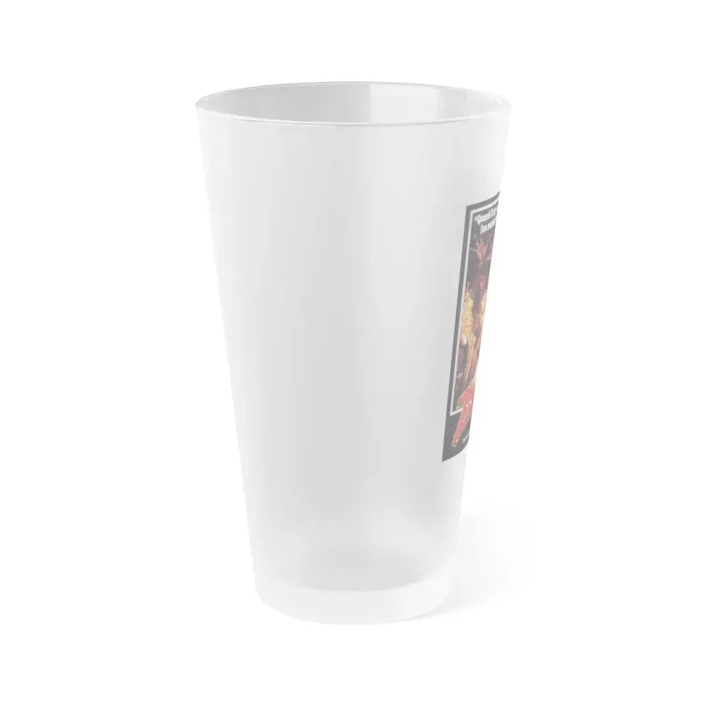 DAWN OF THE DEAD (FRENCH) 1978 Movie Poster - Frosted Pint Glass 16oz - Go Mug Yourself