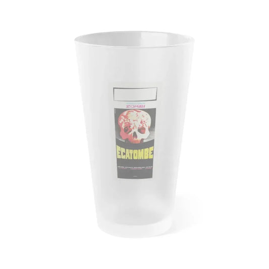 DAWN OF THE DEAD (ITALIAN) 2 1978 Movie Poster - Frosted Pint Glass 16oz Default Title - Go Mug Yourself